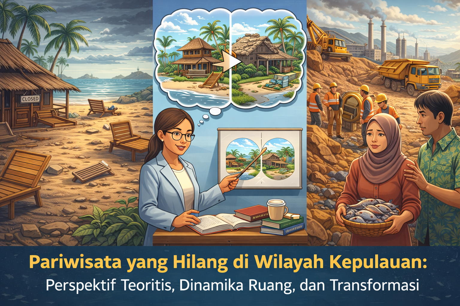Pariwisata Wilayah Kepulauan: Tantangan, Penurunan, dan Strategi Revitalisasi