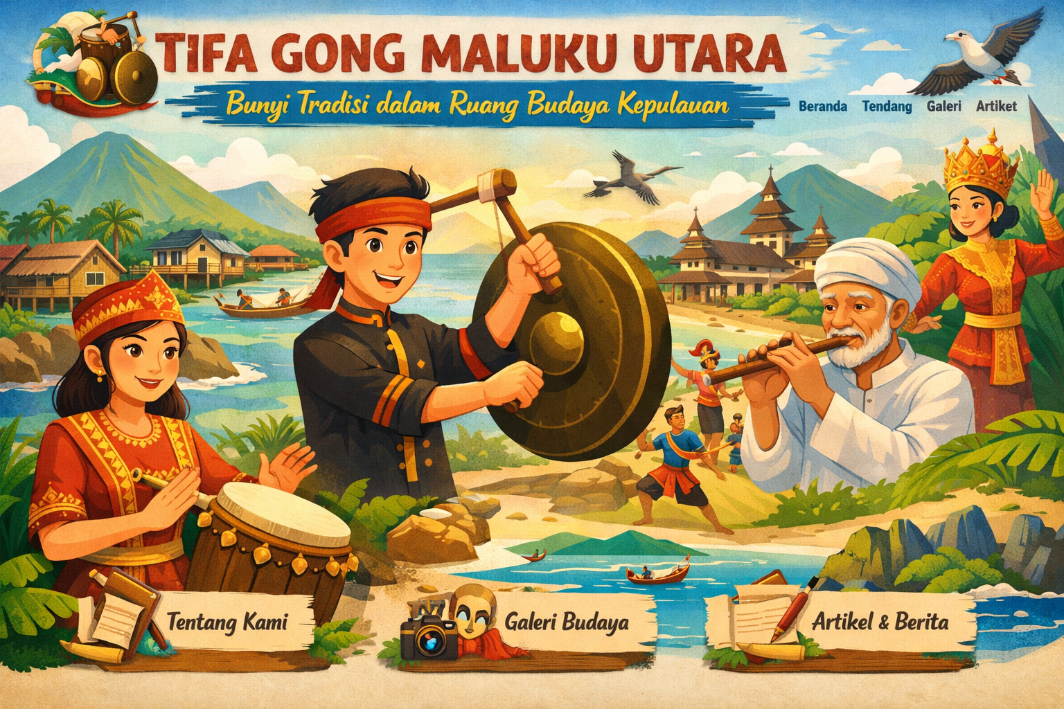 Tifa Gong Maluku Utara: Bunyi Tradisi dalam Ruang Budaya Kepulauan