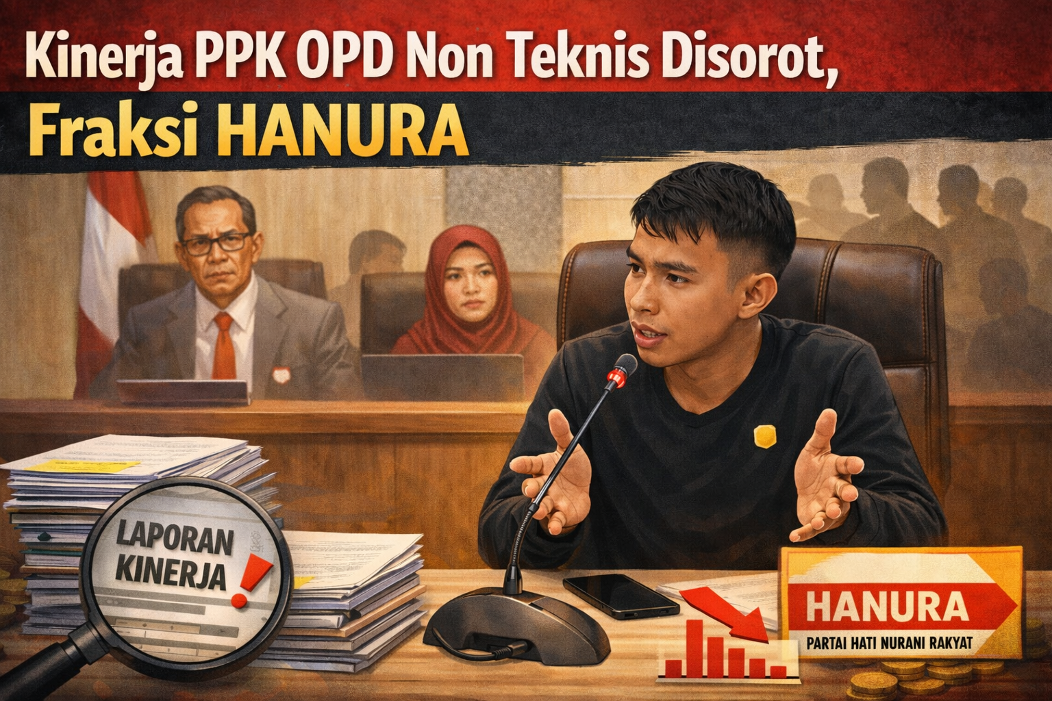 Kinerja PPK OPD Non Teknis Disorot, Fraksi Hanura