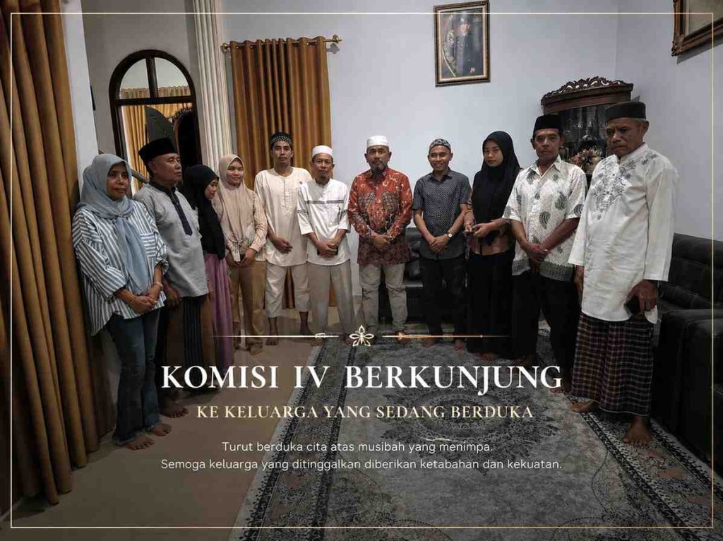 Komisi IV DPRD Provinsi Maluku Utara Kunjungi Keluarga Jemaah Haji Kepulauan Sula yang Wafat di Tanah Suci